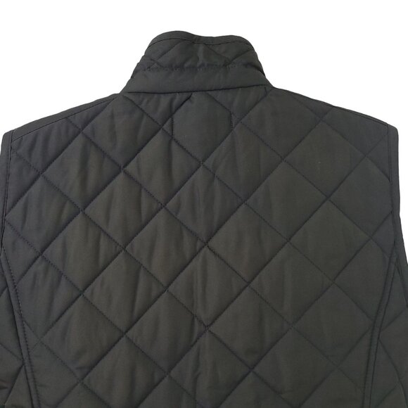 Lauren Ralph Lauren Puffer Vest Full Zip Snap Womens M Paisley Lining Sleeveless - Picture 7 of 10